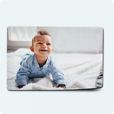 Cadeau original aimant photo 5x7,5 cm